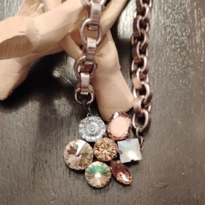 Sabika Swarovski Multi-Color Pendant Necklace